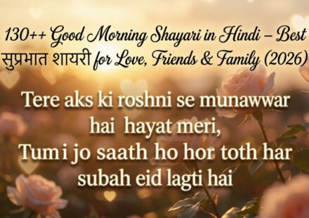 _130++ Good Morning Shayari in Hindi – Best सुप्रभात शायरी for Love, Friends & Family (2026) 
