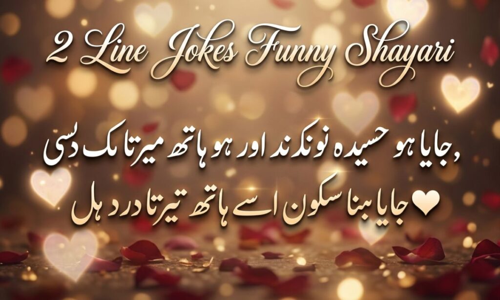 2 Line Jokes Funny Shayari