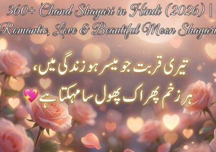 360+ Chand Shayari in Hindi (2026) Romantic, Love & Beautiful Moon Shayari