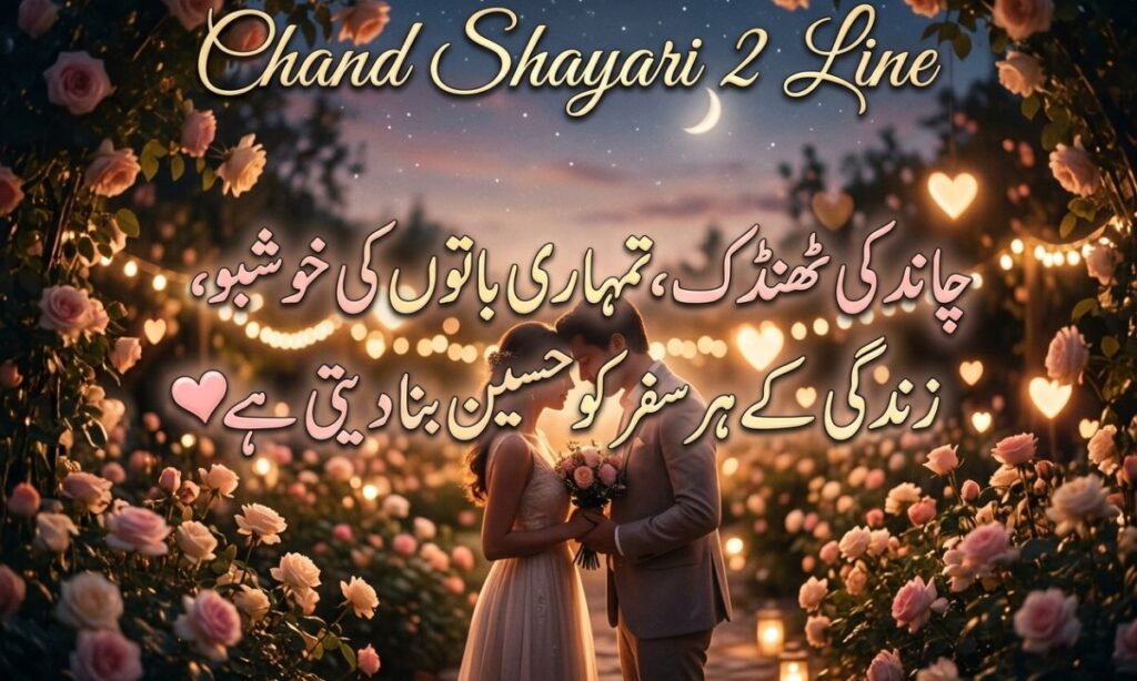 Chand Shayari 2 Line