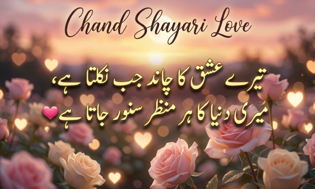 Chand Shayari Love