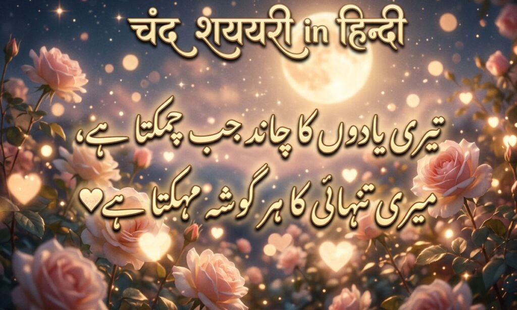 Chand Shayari in Hindi