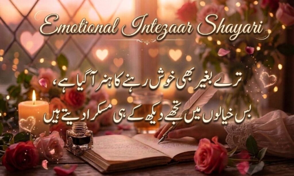 Emotional Intezaar Shayari