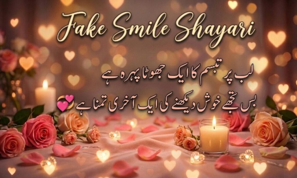 Fake Smile Shayari