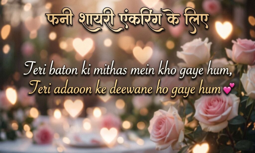 Funny Shayari for Anchoring in Hindi