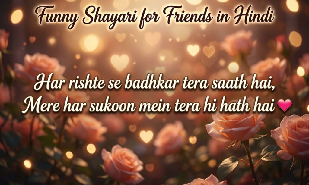 Funny Shayari for Friends in Hindi