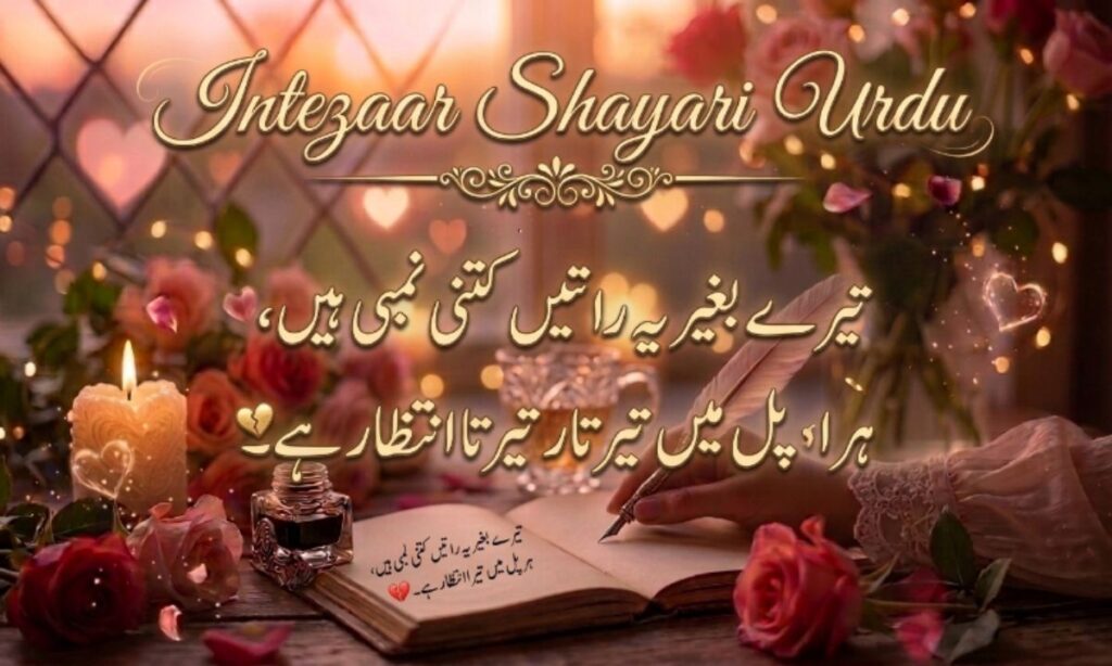 Intezaar Shayari Urdu