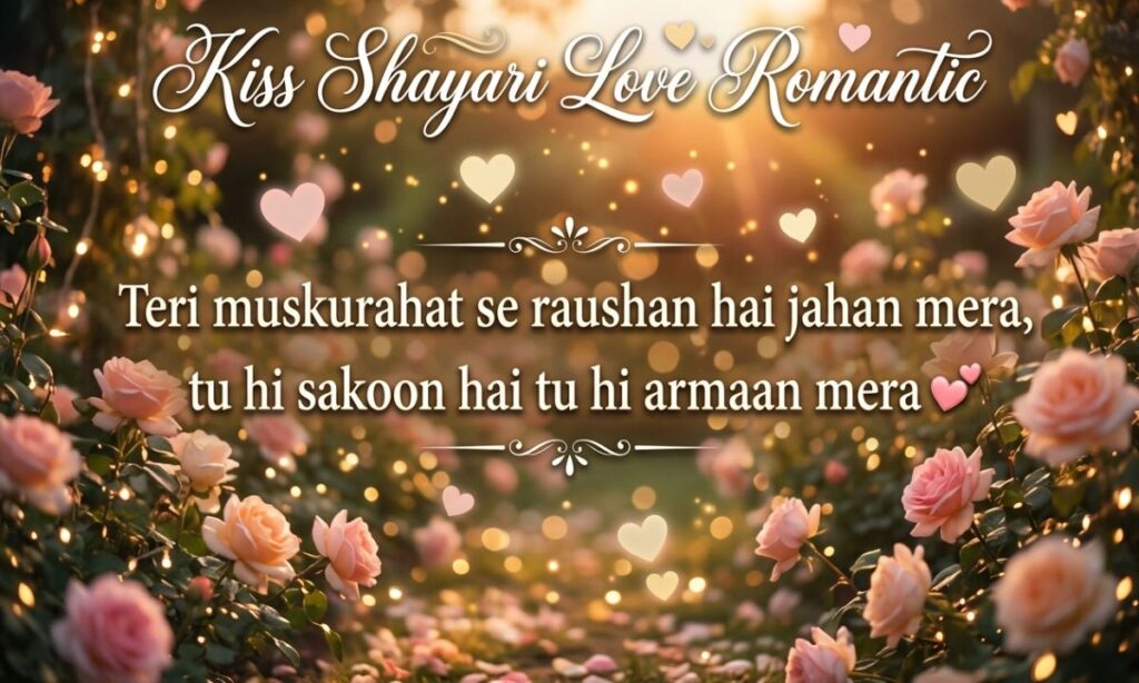 Kiss Shayari Love Romantic