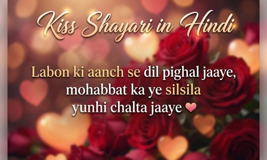 Kiss Shayari in Hindi
