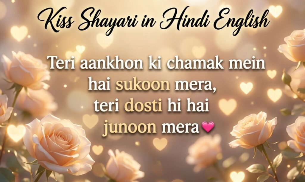 Kiss Shayari in Hindi English