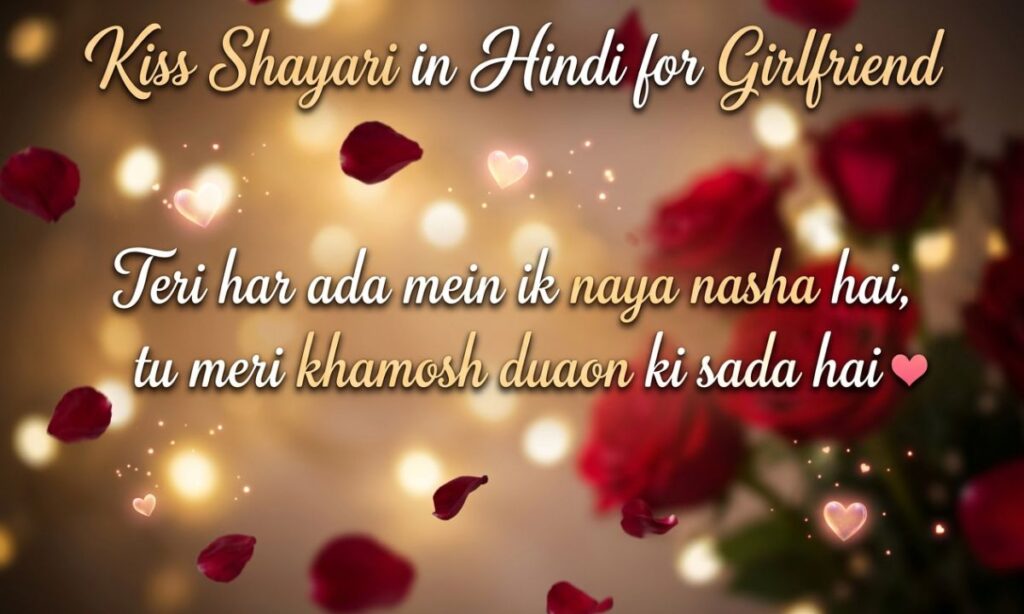 Kiss Shayari in Hindi for Girlfriend