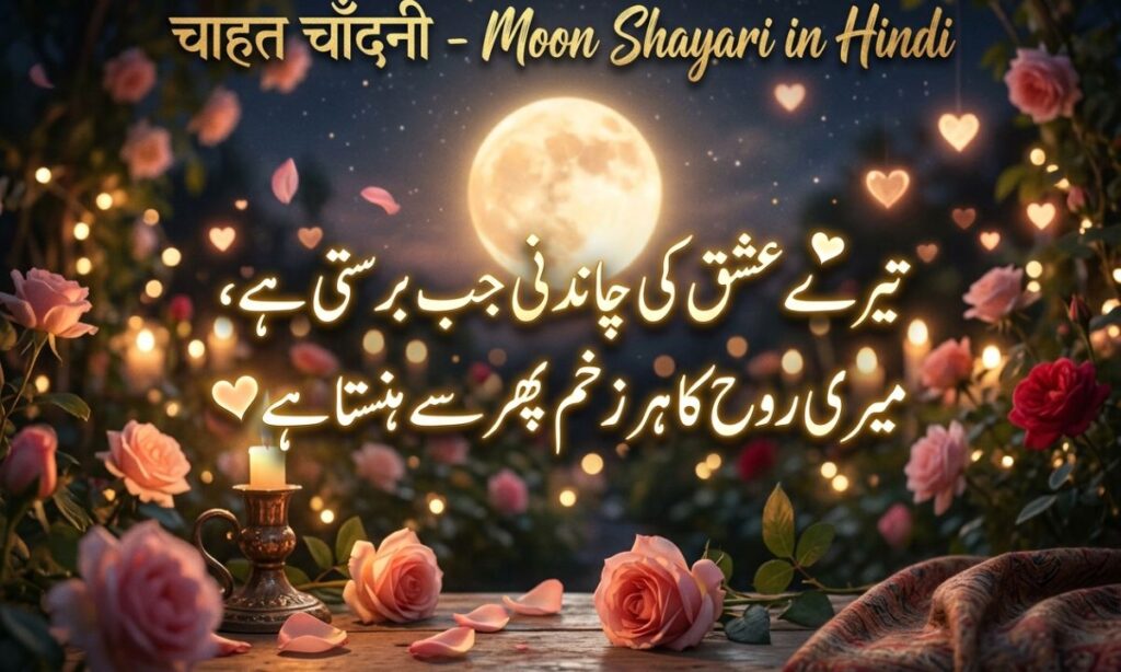 Moon Shayari in Hindi
