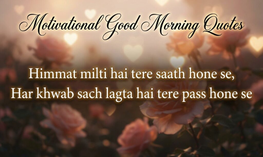 Motivational Good Morning Quotes
