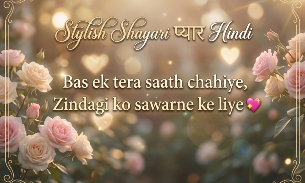 Stylish Shayari प्यार Hindi