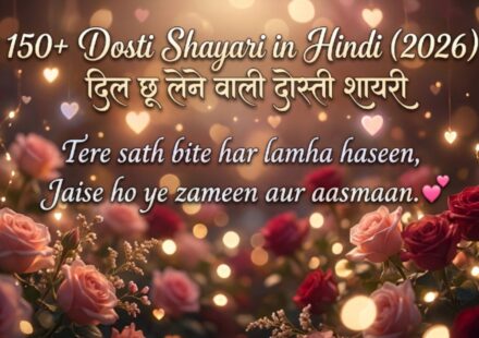 150+ Dosti Shayari in Hindi (2026) – दिल छू लेने वाली दोस्ती शायरी 