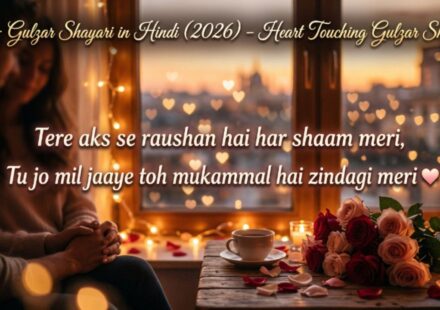 150+ Gulzar Shayari in Hindi (2026) – Heart Touching Gulzar Shayari