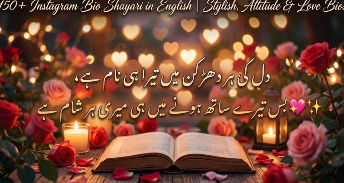 150+ Instagram Bio Shayari in English Stylish, Attitude & Love Bios 