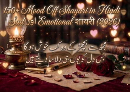 150+ Mood Off Shayari in Hindi – Sad और Emotional शायरी (2026) 