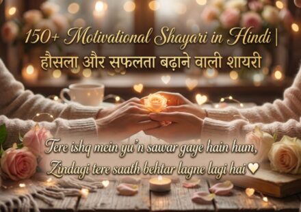 150+ Motivational Shayari in Hindi हौसला और सफलता बढ़ाने वाली शायरी 