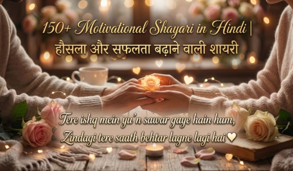 150+ Motivational Shayari in Hindi हौसला और सफलता बढ़ाने वाली शायरी 