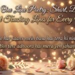 150+ One Line Poetry Short, Deep & Heart Touching Lines for Every Mood 