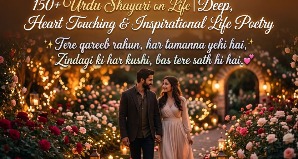 150+ Urdu Shayari on Life Deep, Heart Touching & Inspirational Life Poetry 
