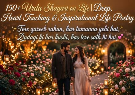 150+ Urdu Shayari on Life Deep, Heart Touching & Inspirational Life Poetry 