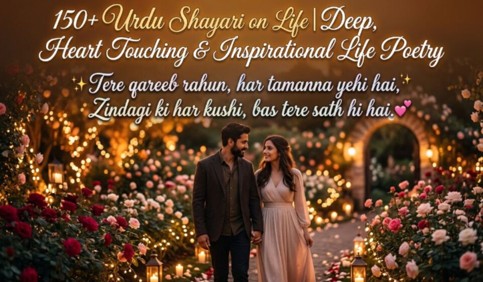 150+ Urdu Shayari on Life Deep, Heart Touching & Inspirational Life Poetry 