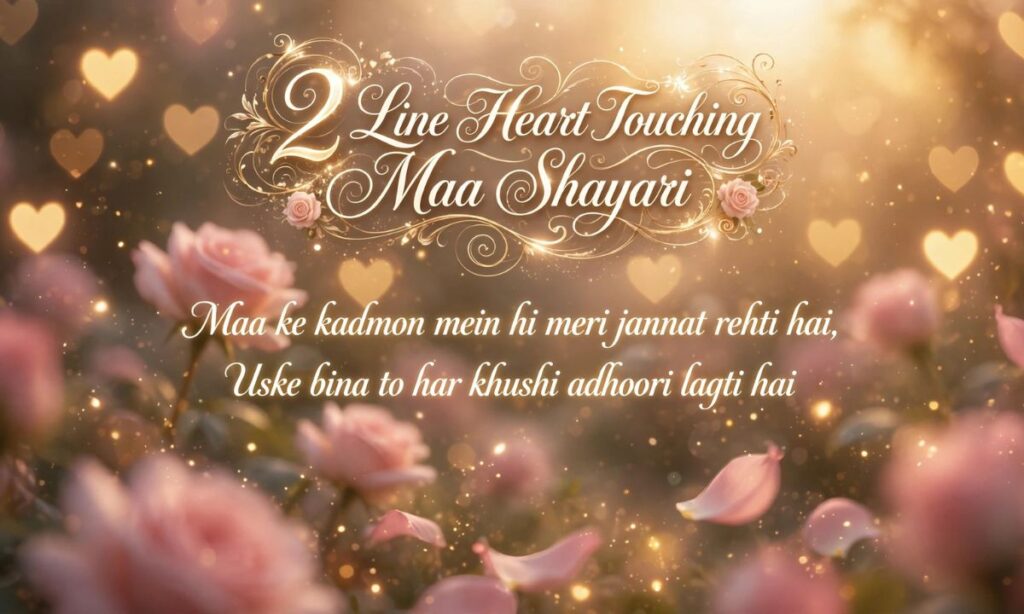 2 Line Heart Touching Maa Shayari