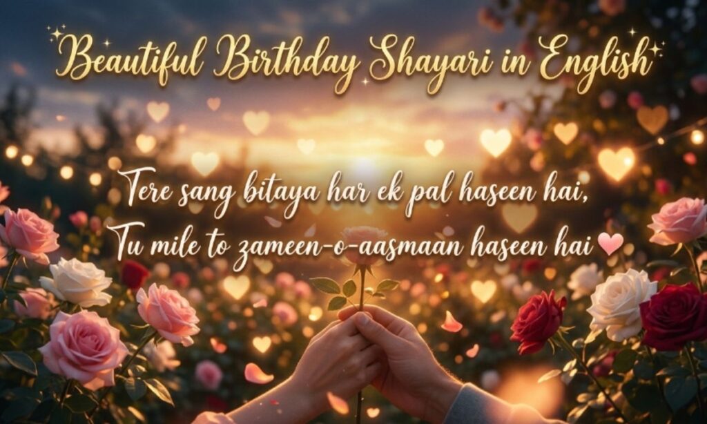 Beautiful Birthday Shayari in English