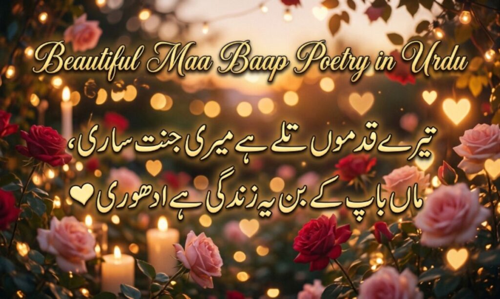 Beautiful Maa Baap Poetry in Urdu