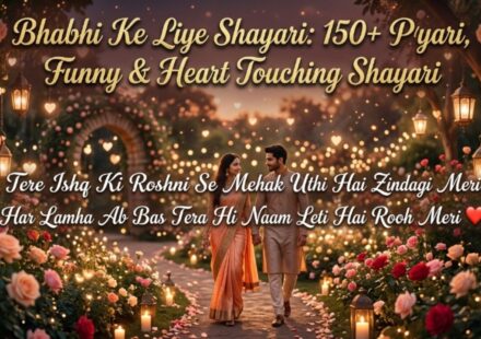 Bhabhi Ke Liye Shayari 150+ Pyari, Funny & Heart Touching Shayari 
