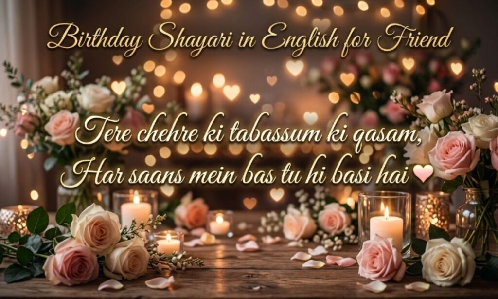 Birthday Shayari in English for Friend