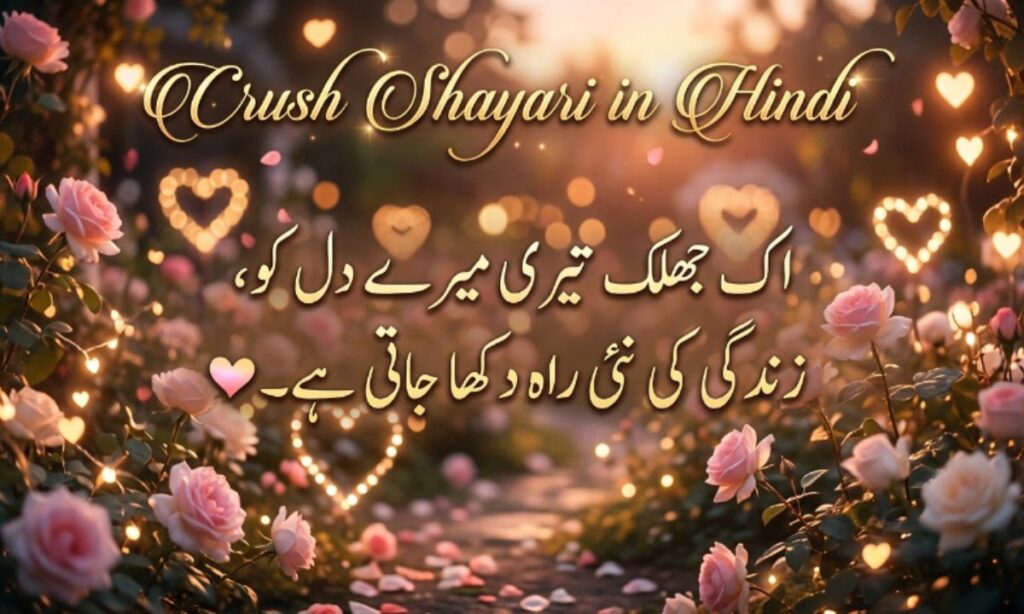 Crush Shayari in Hindi