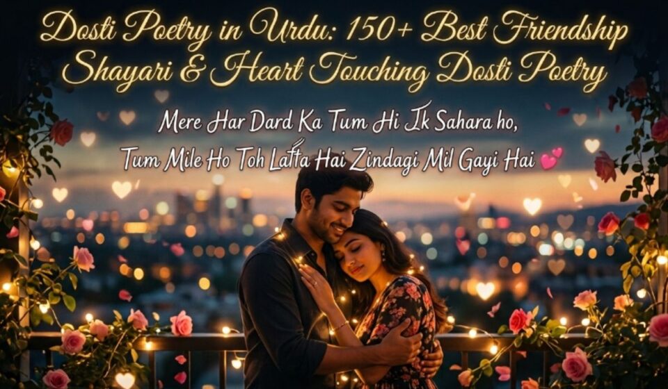 Dosti Poetry in Urdu 150+ Best Friendship Shayari & Heart Touching Dosti Poetry 