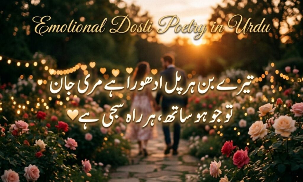 Emotional Dosti Poetry in Urdu