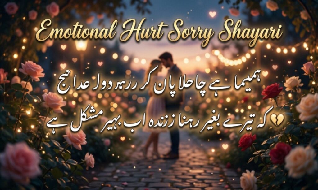 Emotional Hurt Sorry Shayari