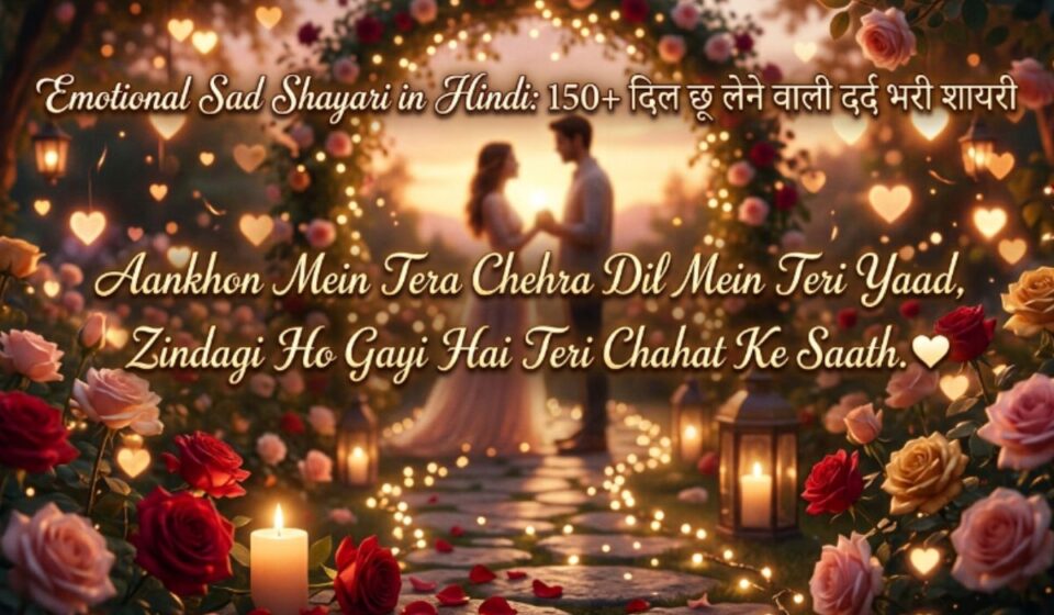 Emotional Sad Shayari in Hindi 150+ दिल छू लेने वाली दर्द भरी शायरी  (1)