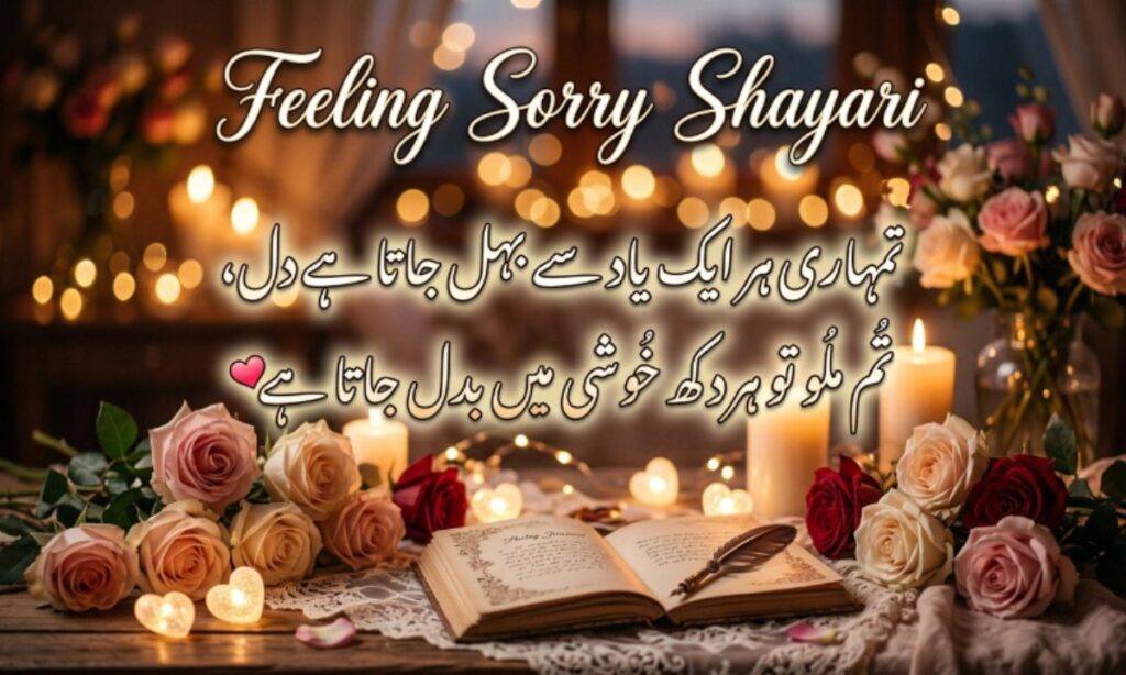 Feeling Sorry Shayari