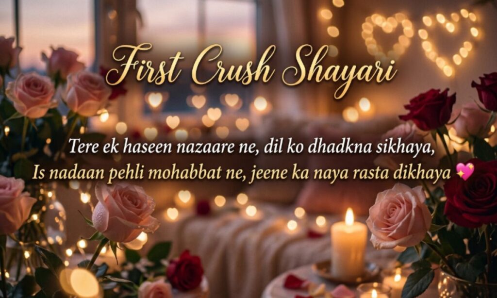 First Crush Crush Shayari