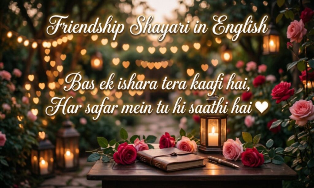 Friendship Shayari in English