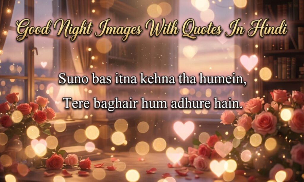 Good Night Images With Quotes In Hindi