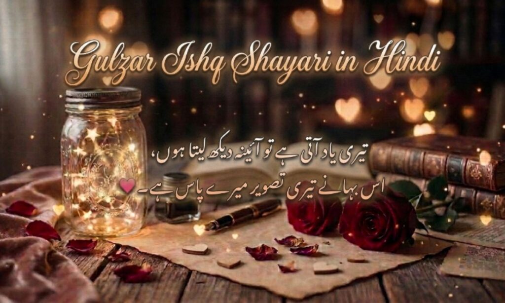 Gulzar Ishq Shayari in Hindi