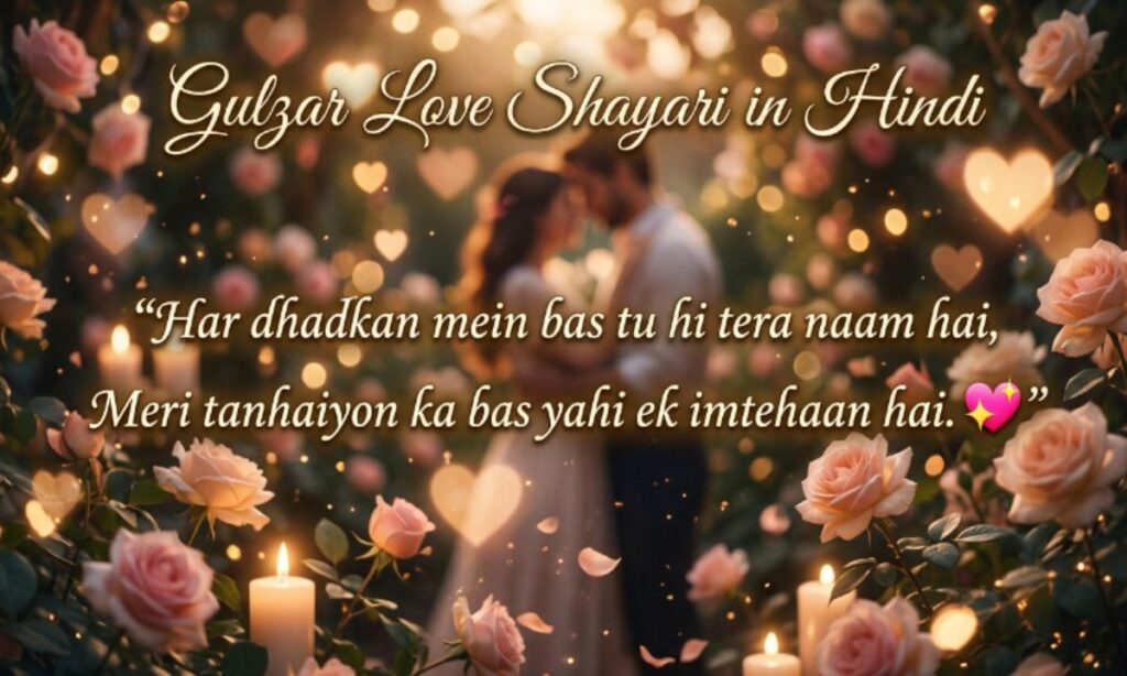Gulzar Love Shayari in Hindi
