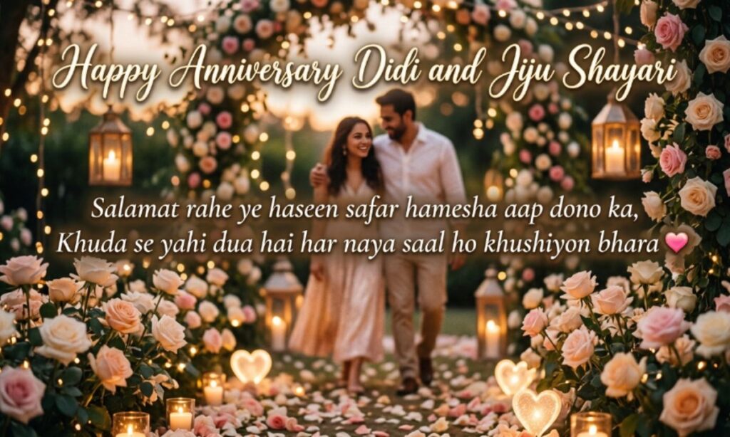 Happy Anniversary Didi and Jiju Shayari
