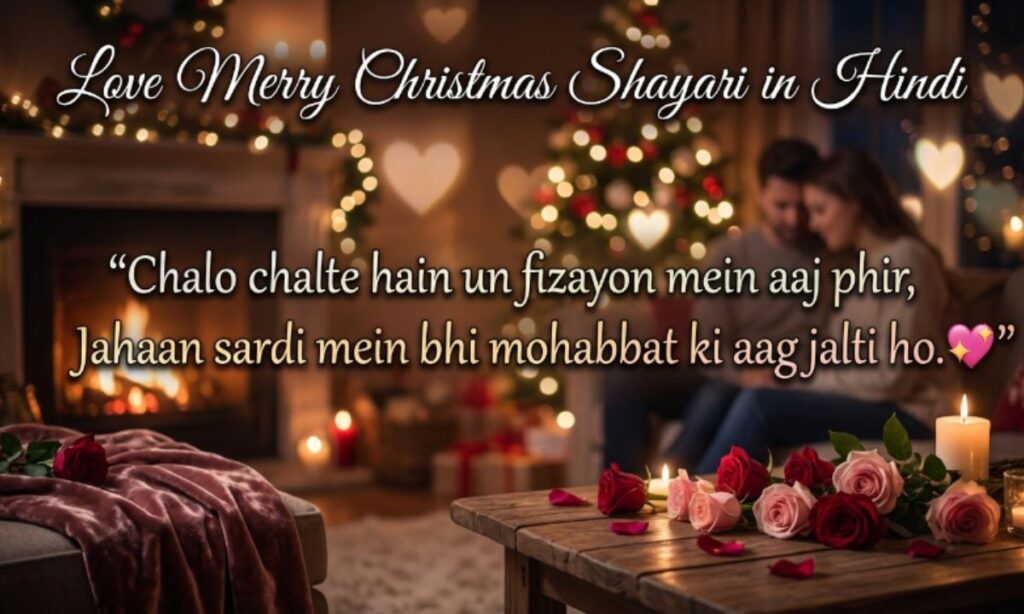 Love Merry Christmas Shayari in Hindi
