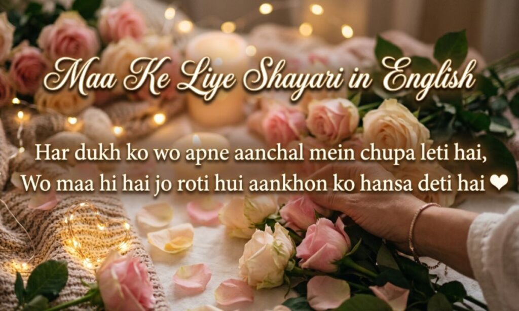 Maa Ke Liye Shayari in English