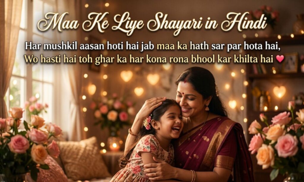 Maa Ke Liye Shayari in Hindi
