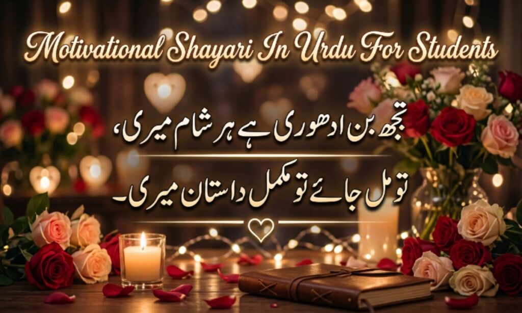 Motivational Shayari In Urdu For Students