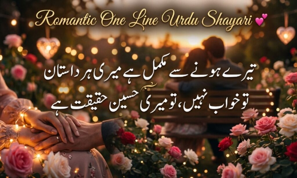 Romantic One Line Urdu Shayari
